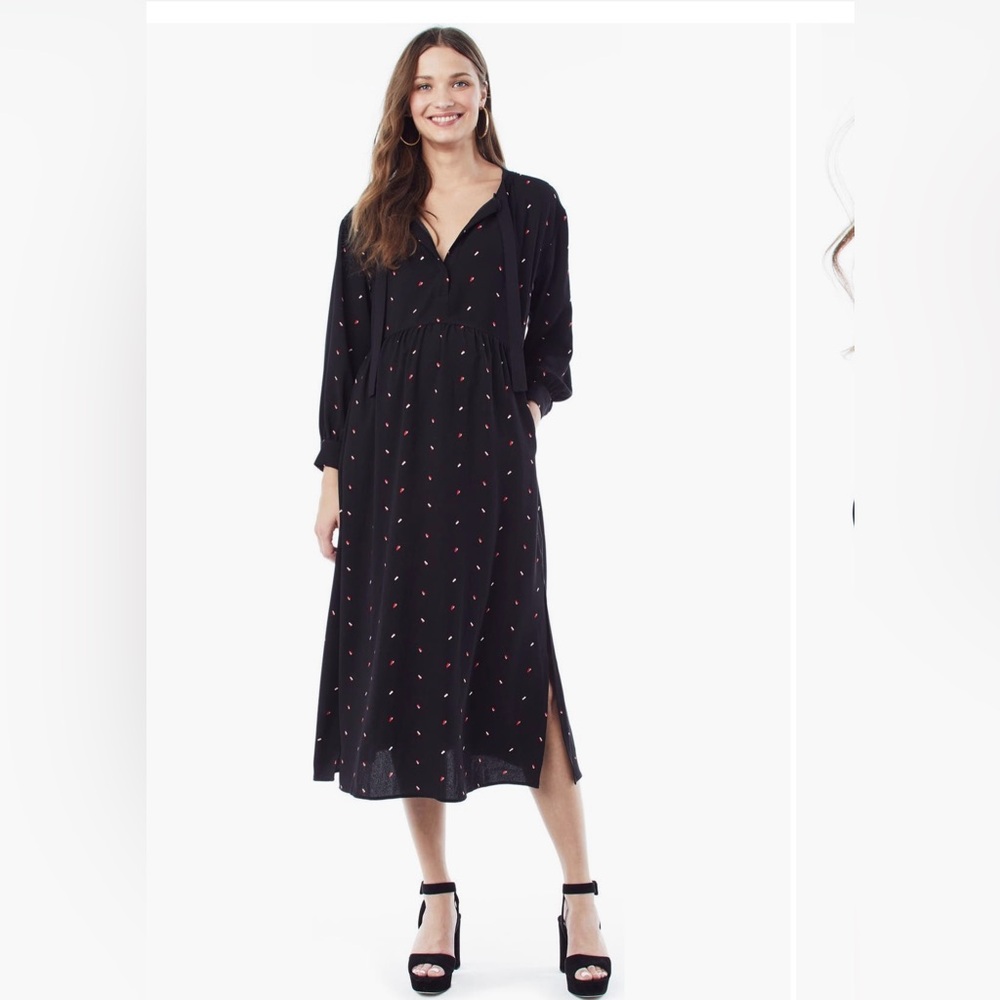 Loyal Hana Ali Midi Maternity/ Nursing dress